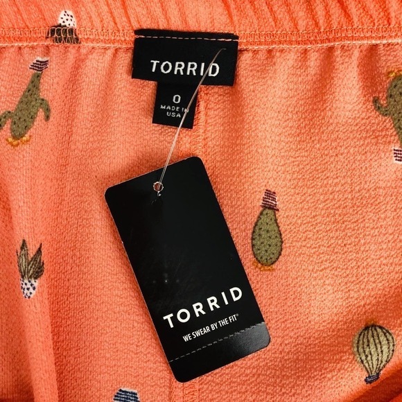 NWT Torrid Cactus Print Ruffled Tank Top - Picture 3 of 10